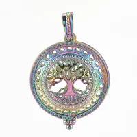 Plated Alloy Locket Pendants