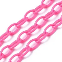 Handmade Opaque Acrylic Cable Chains