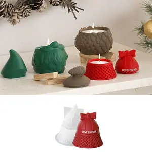 Christmas Theme Candle Silicone Molds
