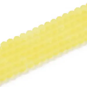 Transparent Glass Beads Strands