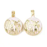 Brass Enamel Locket Pendants