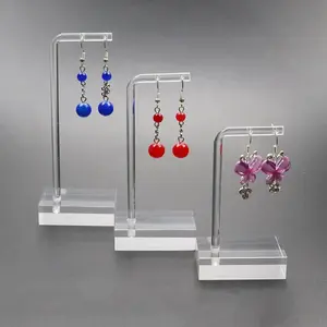 3Pcs L Shaped Acrylic Earring Displays Sets