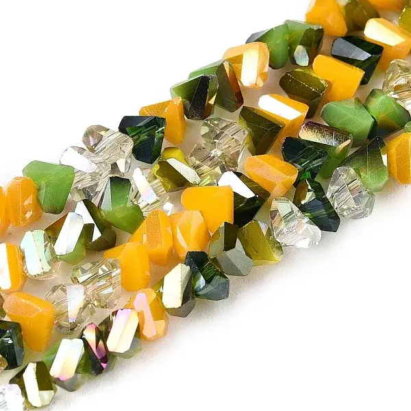 Electroplate Glass Beads Strands