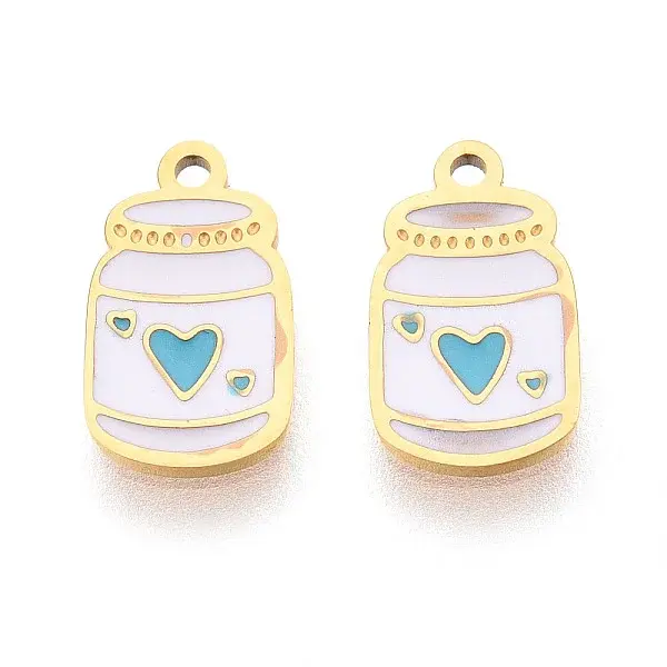 304 Stainless Steel Enamel Charms