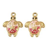 304 Stainless Steel Enamel Pendants