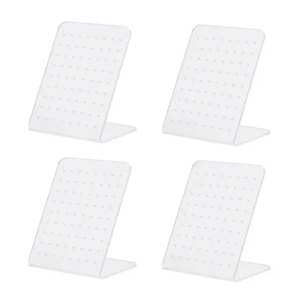 Frosted Slant Back Acrylic Earring Display Stands