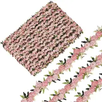 15 Yards Flower Polyester Embroidery Lace Ribbon