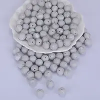 Round Silicone Focal Beads