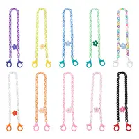10Pcs 10 Colors Eyeglasses Chains