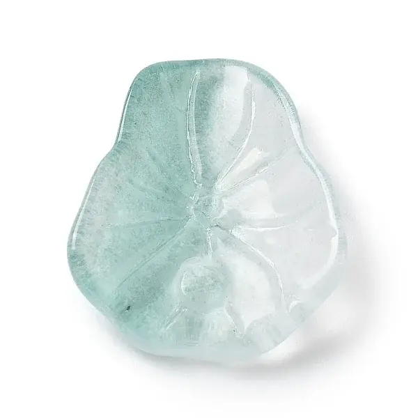 Transparent Glass Beads Caps