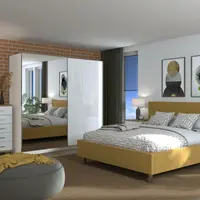 Moderní ložnice auri i - dub artisan/bílá