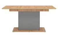 Rozkládací jídelní stůl abuela - dub artisan/šedá