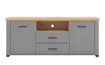 Tv komoda lotta - šedá/dub artisan