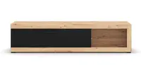 Televizní stolek ronja 180cm - dub artisan/černá
