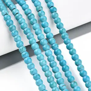 Synthetic Turquoise Beads Strands