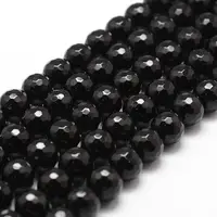 Natural Dyed & Heated Black Onyx Beads Strands