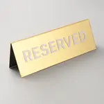Acrylic Reserved Table Signs