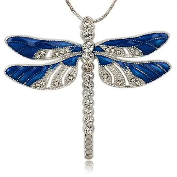 Alloy Enamel Dragonfly Big Pendants