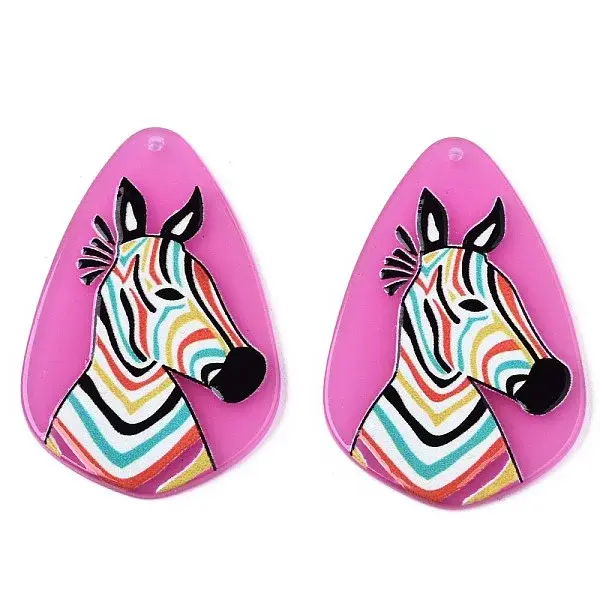 Translucent Cellulose Acetate(Resin) Pendants