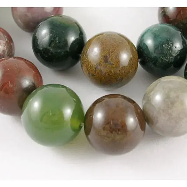Natural Indian Agate Beads Strands