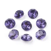 Pointed Back & Back Plated K9 Glass Rhinestone Cabochons