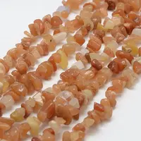 Natural Red Aventurine Beads Strands