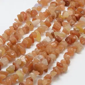 Natural Red Aventurine Beads Strands