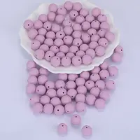 Round Silicone Focal Beads