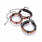 Braided Leather Cord Bracelets