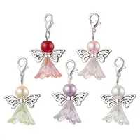 Angel Acrylic & Glass Pearl Pendant Decorations