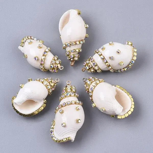 Natural Conch Shell Pendants