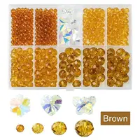 DIY Glass Beads & Charms Jewelry Making Finding Kit