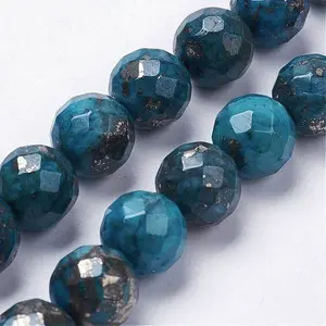 Natural Pyrite Beads Strands
