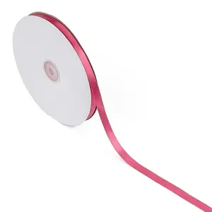 Single Face Solid Color Satin Ribbon