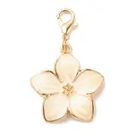 Alloy Enamel Flower Pendant Decorations