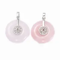 Natural Rose Quartz Pendants