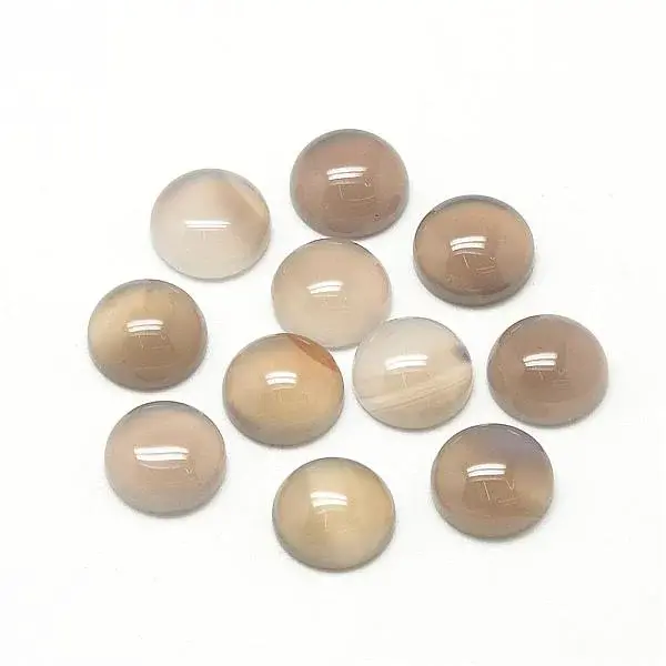 Natural Gray Agate Cabochons