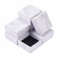 Square Kraft Cardboard Jewelry Boxes