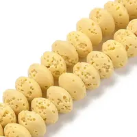 Synthetic Lava Rock Beads Strands