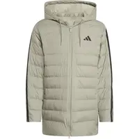 adidas ESSENTIALS 3-STRIPES LD HD PA Pánská bunda, béžová, velikost XXXL