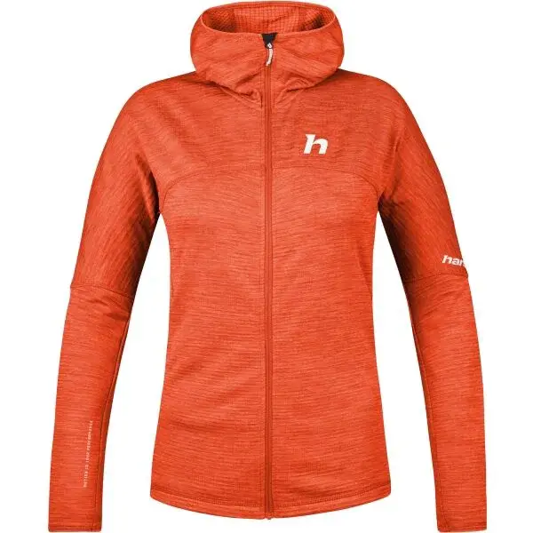 Hannah MEDA HOODY Dámská funkční mikina, oranžová, velikost