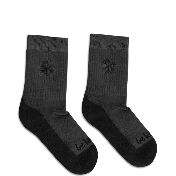 Dětské barefootové ponožky Be Lenka Kids - Crew - Merino Wool - Grey