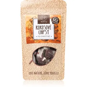 NATU Kokosové chipsy polomáčané kokosové čipsy 140 g