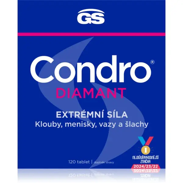 GS Condro Diamant tablety na podporu normálneho stavu kĺbov 120 tbl