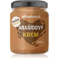 Allnature Arašidový krém s mliečnou čokoládou orechová nátierka s čokoládou 500 g