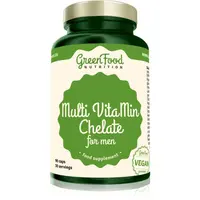 GreenFood Nutrition Multi VitaMin Chelate for Men kapsle s multivitamínovým komplexem 90 cps
