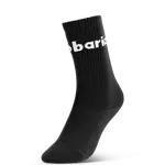 Barebarics - Barefootové ponožky - Crew - Black - Big logo