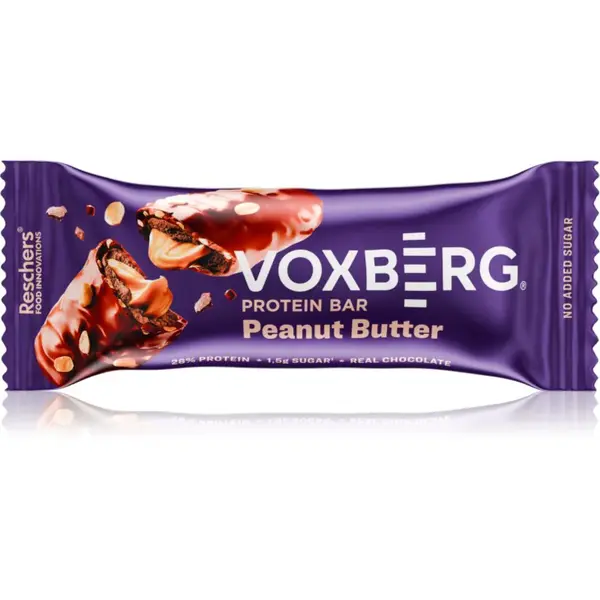 Voxberg Proteinová tyčinka proteinová tyčinka bez cukru příchuť Peanut butter 50 g