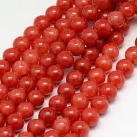 Natural Yellow Jade Beads Strands