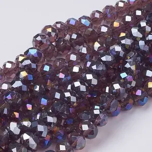 Electroplate Glass Beads Strands